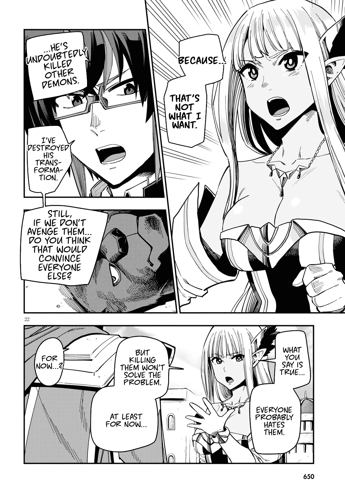 Konjiki no Moji Tsukai - Yuusha Yonin ni Makikomareta Unique Cheat Chapter 68 page 22 - Chapter 68: Glimpse of a Hero, Part 3