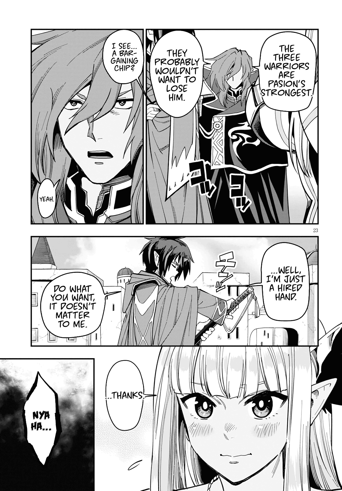 Konjiki no Moji Tsukai - Yuusha Yonin ni Makikomareta Unique Cheat Chapter 68 page 23 - Chapter 68: Glimpse of a Hero, Part 3