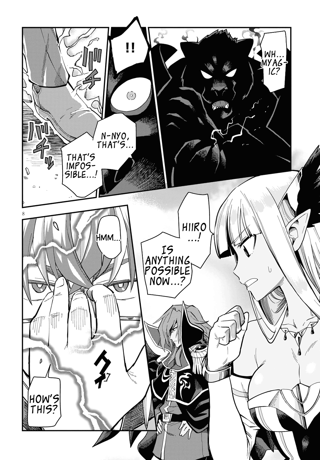 Konjiki no Moji Tsukai - Yuusha Yonin ni Makikomareta Unique Cheat Chapter 68 page 8 - Chapter 68: Glimpse of a Hero, Part 3