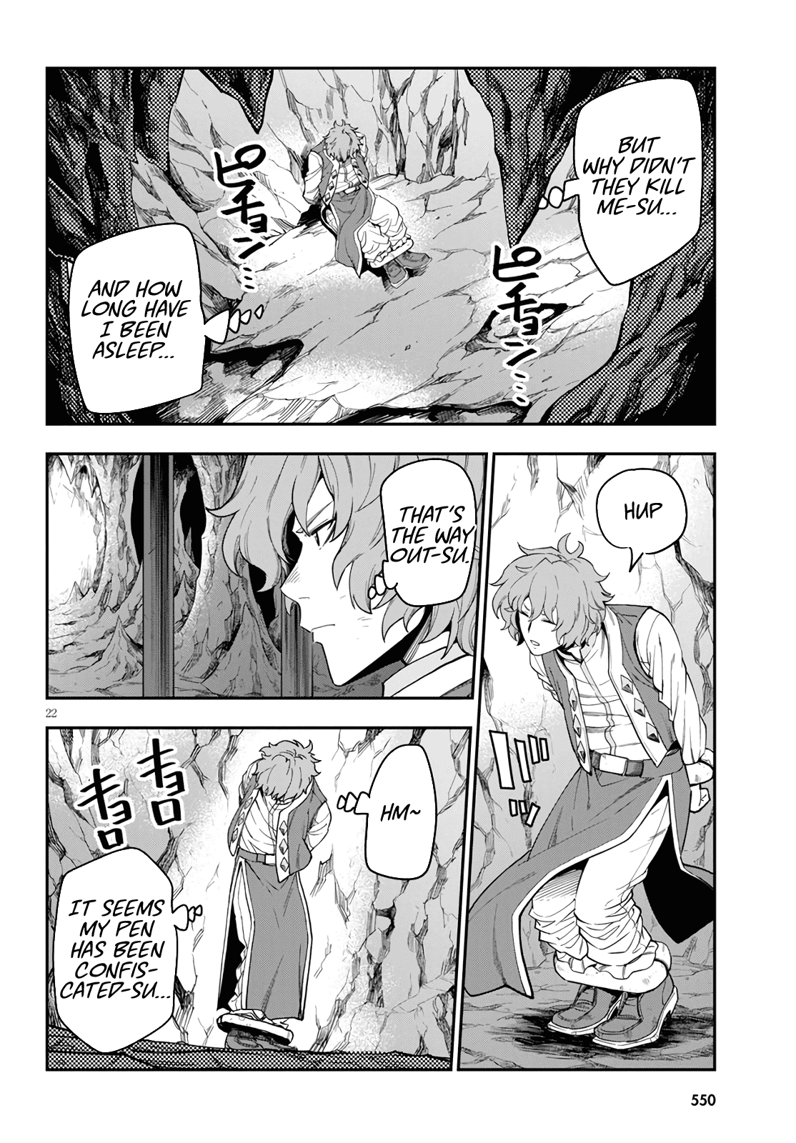 Konjiki no Moji Tsukai - Yuusha Yonin ni Makikomareta Unique Cheat Chapter 69 page 21 - Chapter 69: Glimpse of a Hero, Part 4