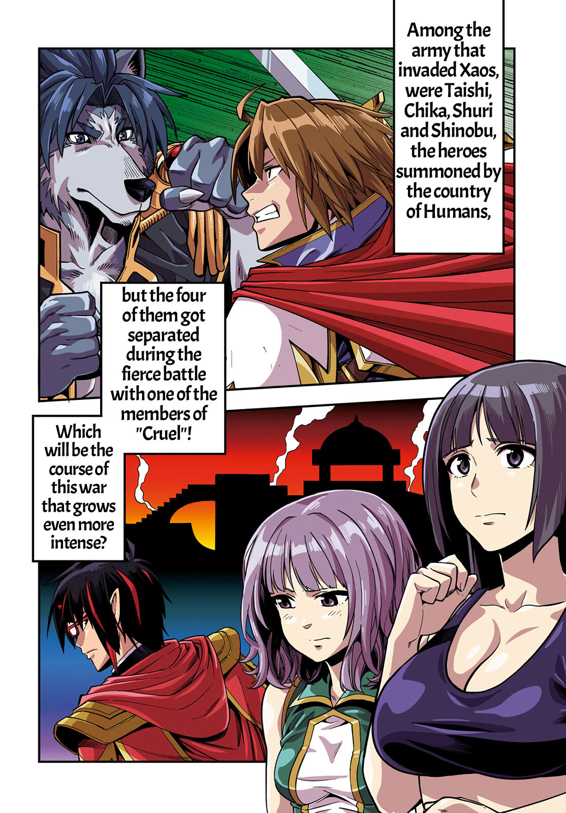Konjiki no Moji Tsukai - Yuusha Yonin ni Makikomareta Unique Cheat Chapter 71 page 2 - Chapter 71