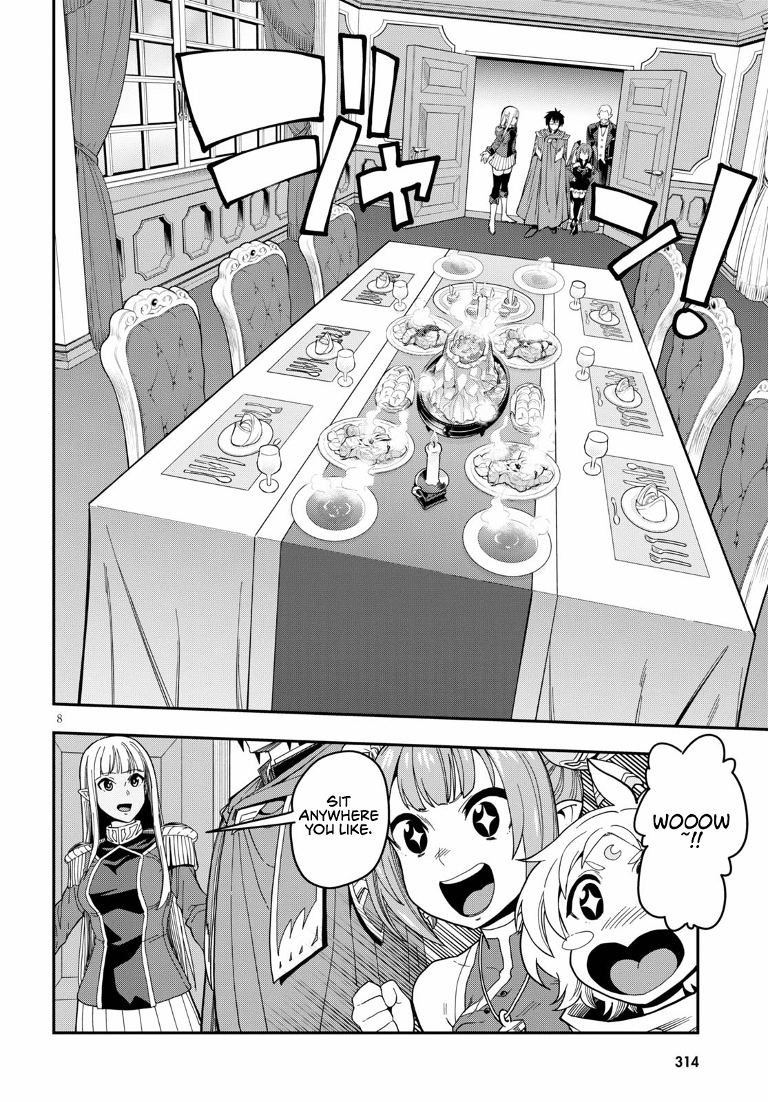 Konjiki no Moji Tsukai - Yuusha Yonin ni Makikomareta Unique Cheat Chapter 73 page 10 - Chapter 73