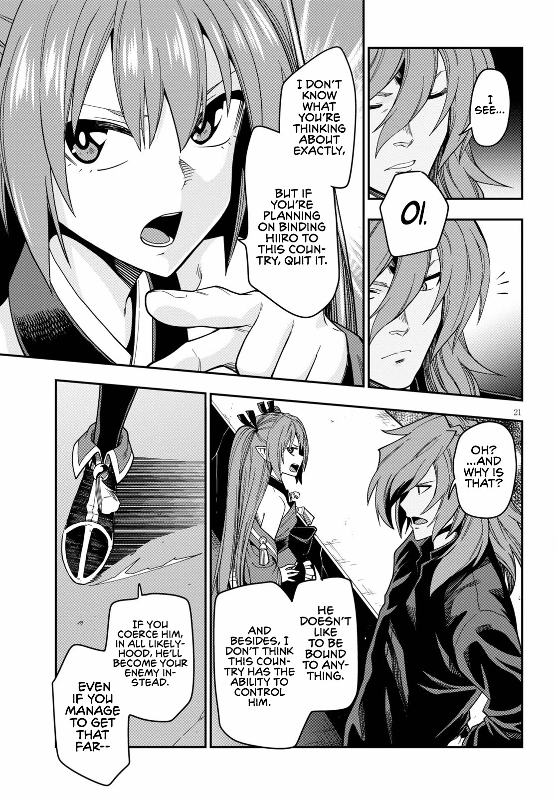 Konjiki no Moji Tsukai - Yuusha Yonin ni Makikomareta Unique Cheat Chapter 73 page 22 - Chapter 73
