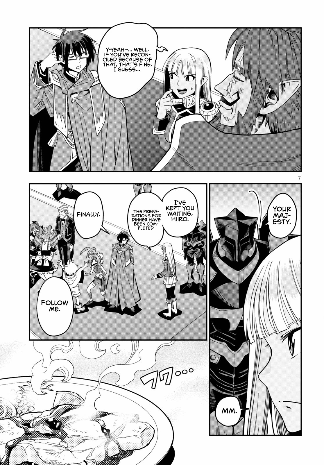Konjiki no Moji Tsukai - Yuusha Yonin ni Makikomareta Unique Cheat Chapter 73 page 9 - Chapter 73