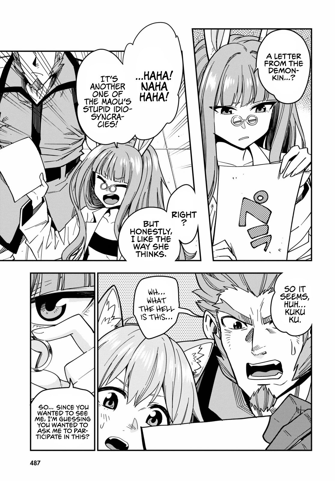 Konjiki no Moji Tsukai - Yuusha Yonin ni Makikomareta Unique Cheat Chapter 76 page 34 - Chapter 76