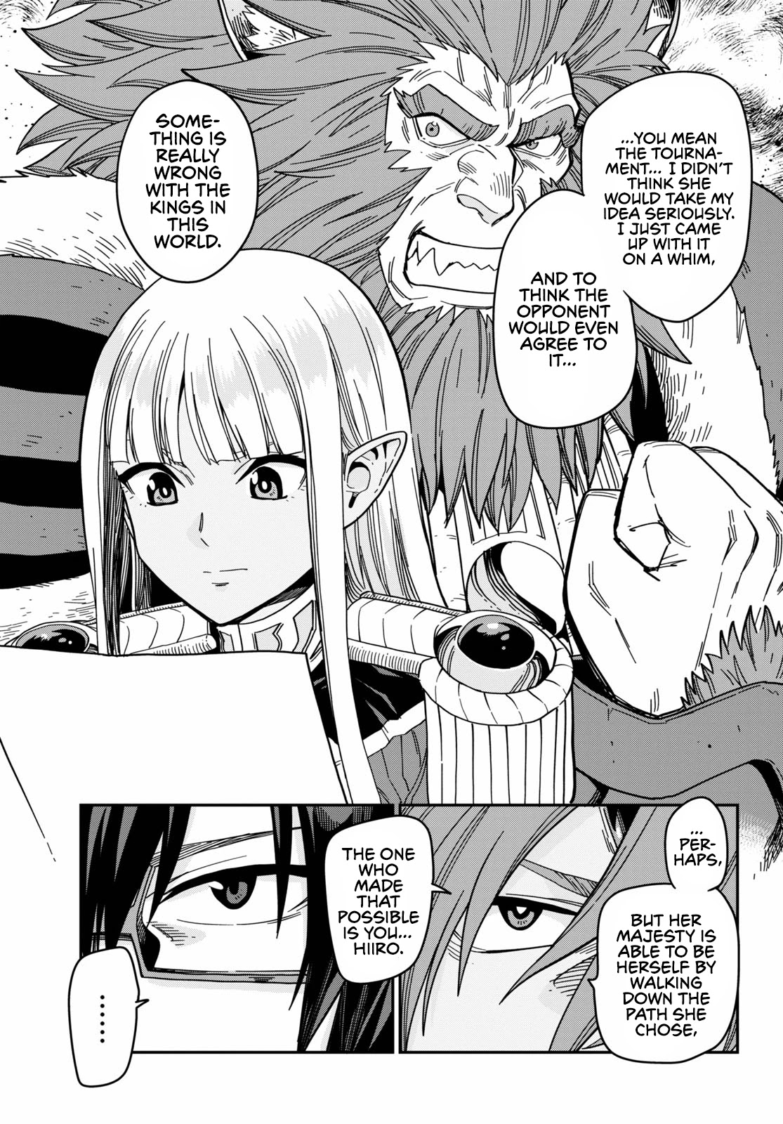Konjiki no Moji Tsukai - Yuusha Yonin ni Makikomareta Unique Cheat Chapter 77 page 7 - Chapter 77