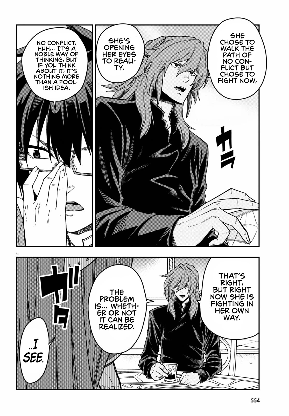 Konjiki no Moji Tsukai - Yuusha Yonin ni Makikomareta Unique Cheat Chapter 77 page 8 - Chapter 77