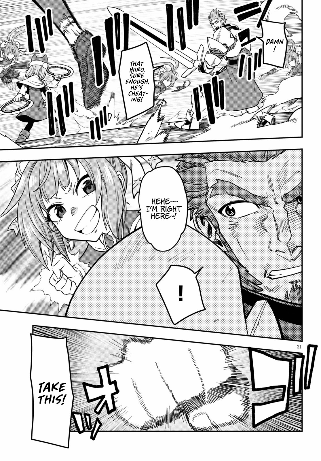 Konjiki no Moji Tsukai - Yuusha Yonin ni Makikomareta Unique Cheat Chapter 80 page 33 - Chapter 80: The Astonishing First Battle, Part 1
