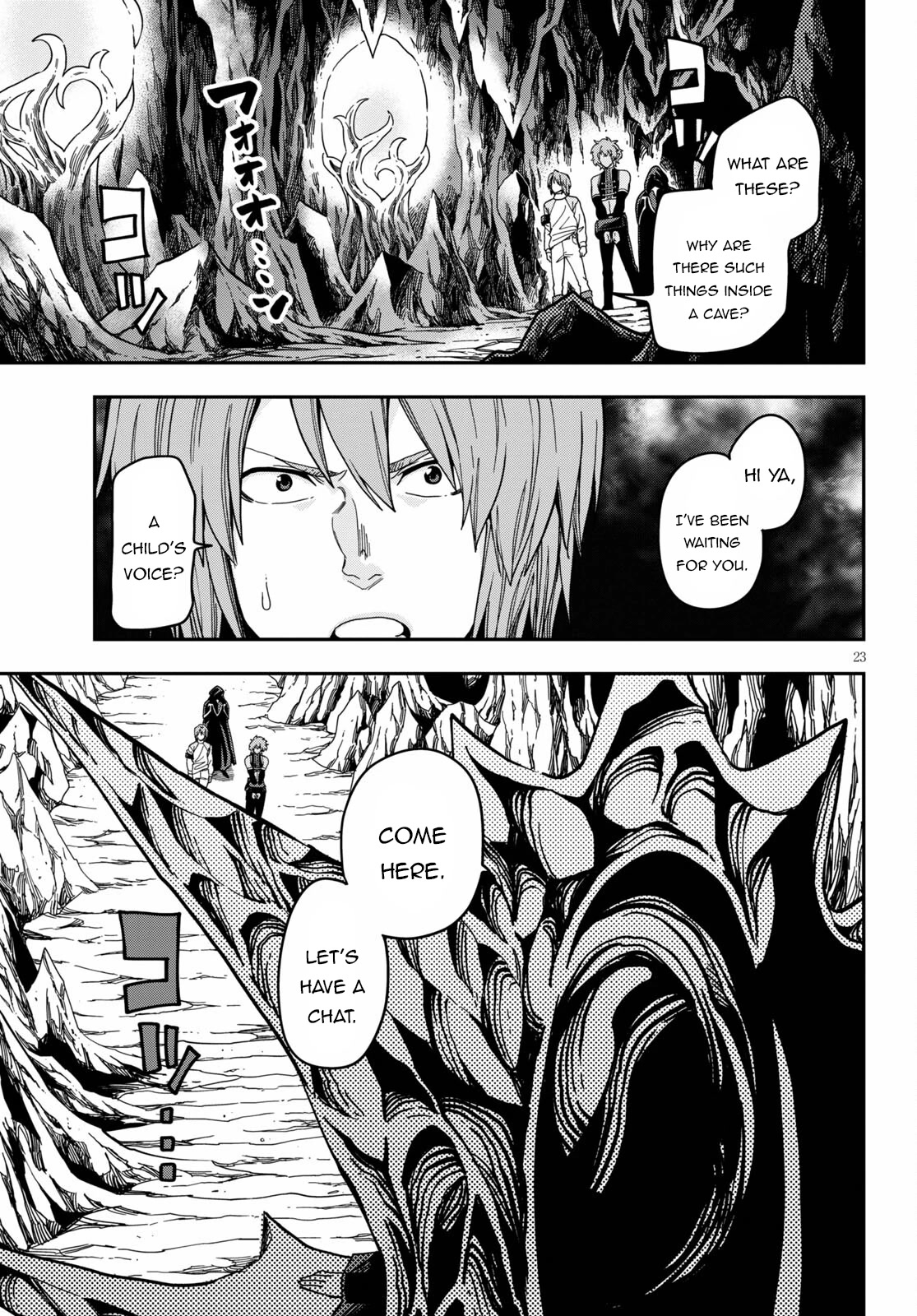 Konjiki no Moji Tsukai - Yuusha Yonin ni Makikomareta Unique Cheat Chapter 83 page 24 - Chapter 83
