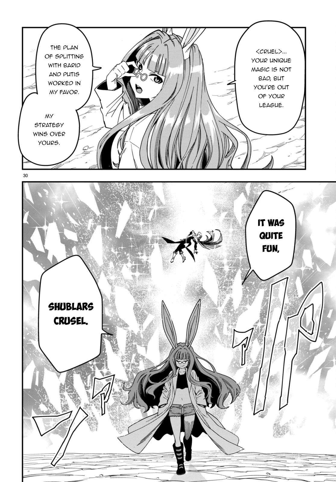 Konjiki no Moji Tsukai - Yuusha Yonin ni Makikomareta Unique Cheat Chapter 87 page 30 - Chapter 87: A Battle Between Two Camps (1)
