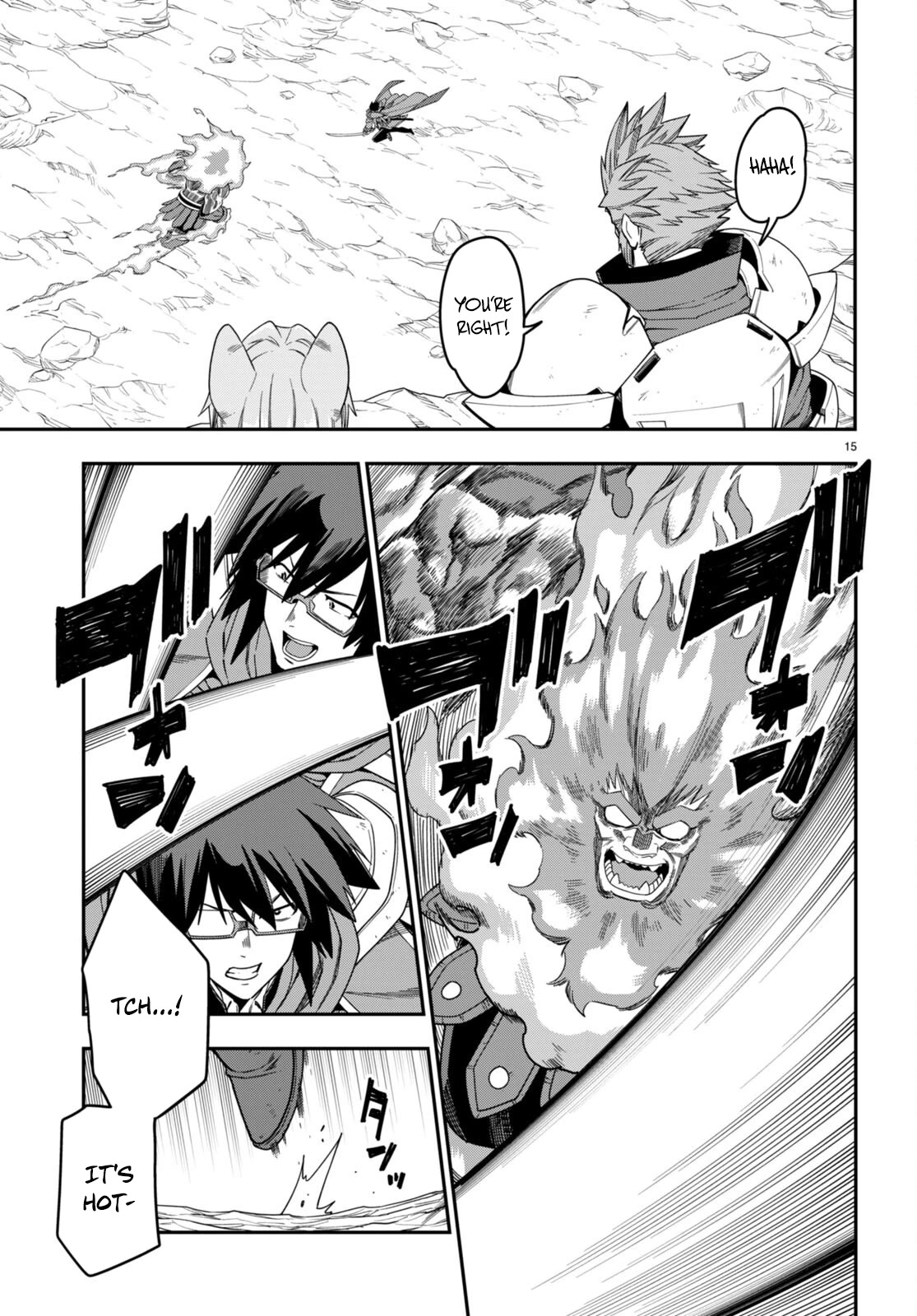 Konjiki no Moji Tsukai - Yuusha Yonin ni Makikomareta Unique Cheat Chapter 92 page 16 - Chapter 92: The Winner Raises His Fist to the Sky - Part (2)