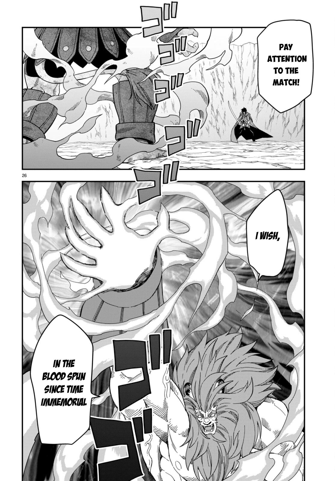 Konjiki no Moji Tsukai - Yuusha Yonin ni Makikomareta Unique Cheat Chapter 92 page 27 - Chapter 92: The Winner Raises His Fist to the Sky - Part (2)