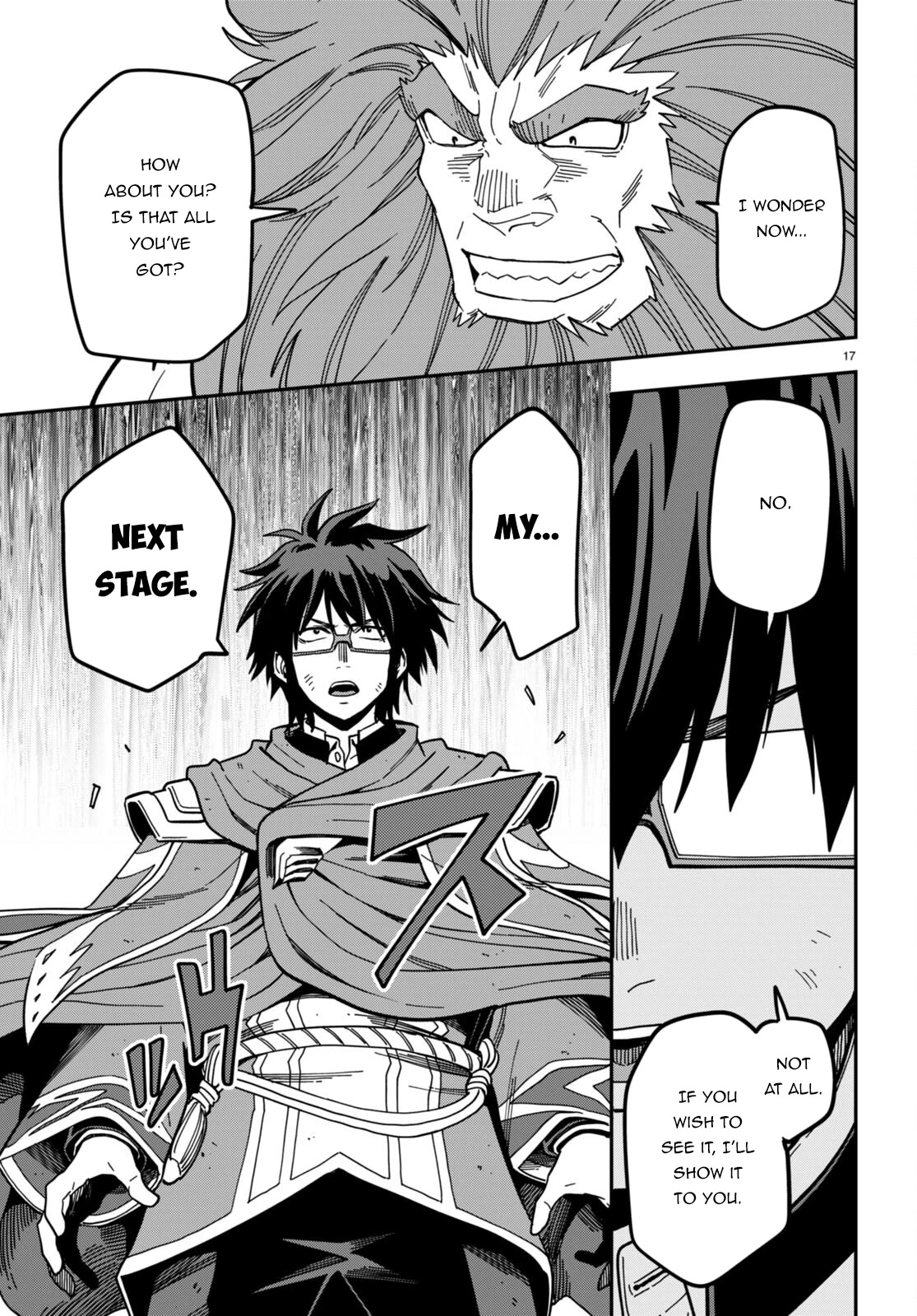 Konjiki no Moji Tsukai - Yuusha Yonin ni Makikomareta Unique Cheat Chapter 93 page 17 - Chapter 93: The Winner Raises His Fist to the Sky - Part 3
