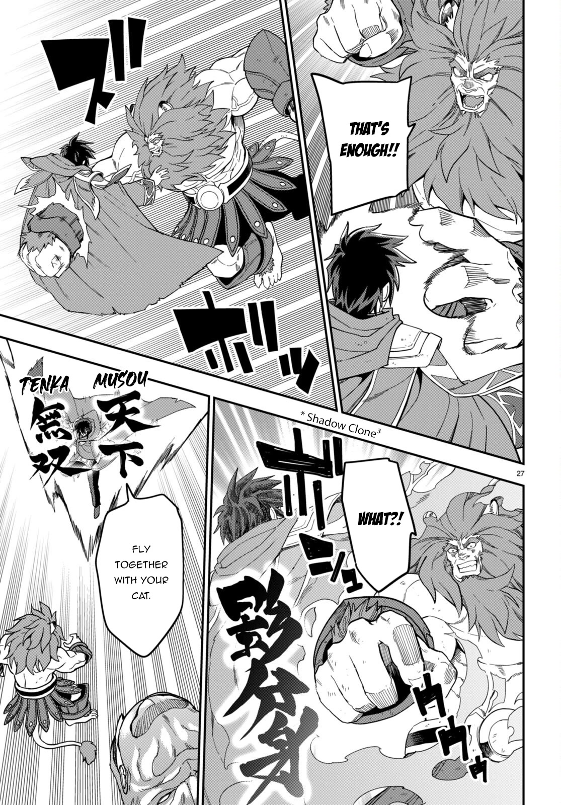 Konjiki no Moji Tsukai - Yuusha Yonin ni Makikomareta Unique Cheat Chapter 93 page 26 - Chapter 93: The Winner Raises His Fist to the Sky - Part 3
