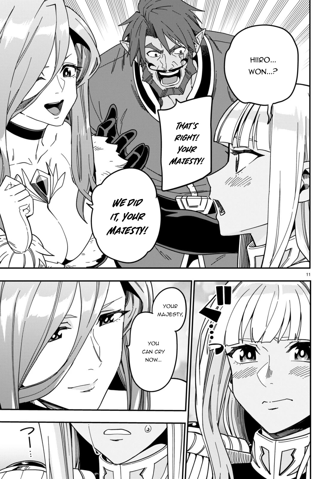 Konjiki no Moji Tsukai - Yuusha Yonin ni Makikomareta Unique Cheat Chapter 94 page 12 - Chapter 94: The Winner Raises His Fist to the Sky - Part (4)
