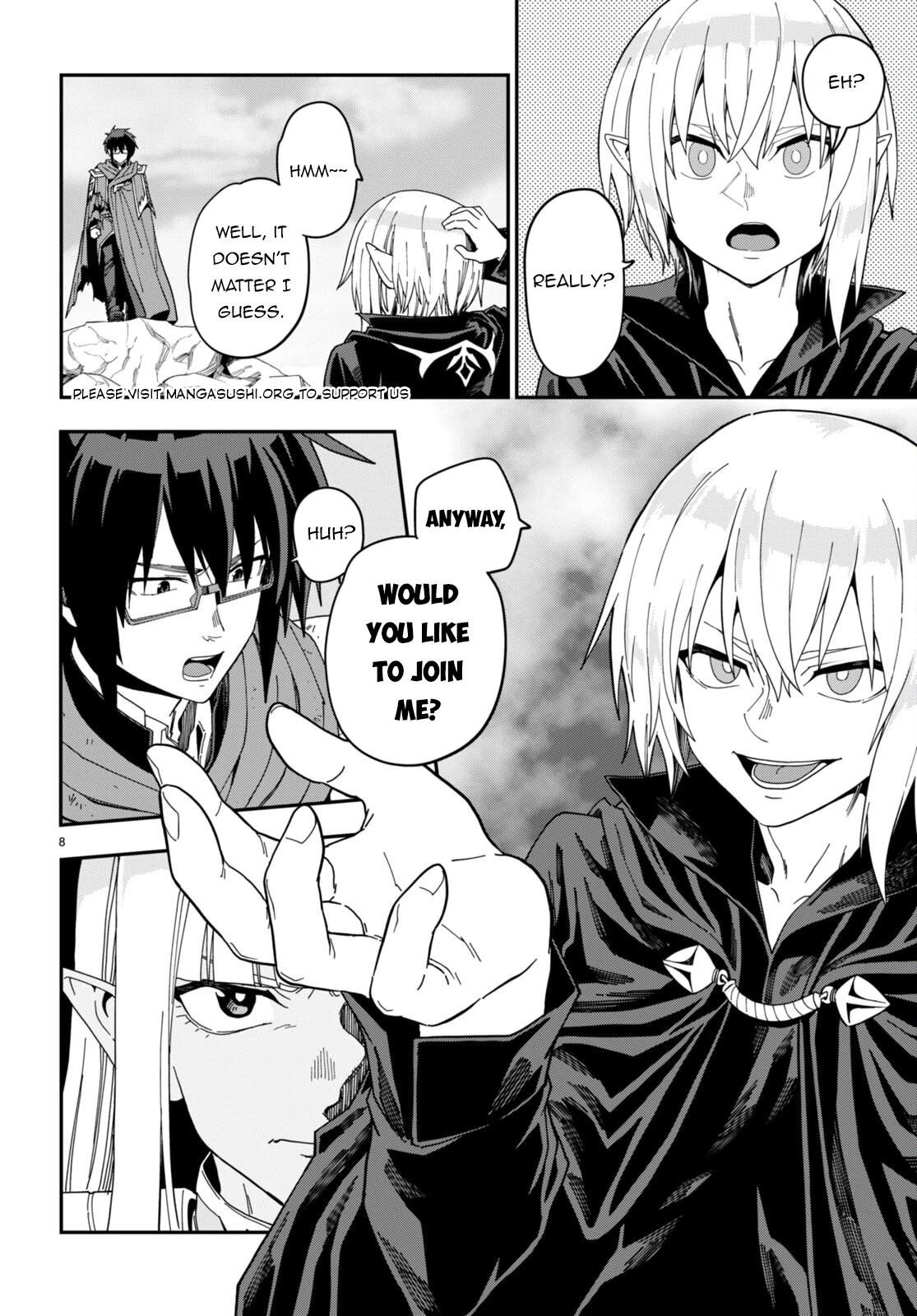 Konjiki no Moji Tsukai - Yuusha Yonin ni Makikomareta Unique Cheat Chapter 96 page 11 - Chapter 96: Matar Deus I