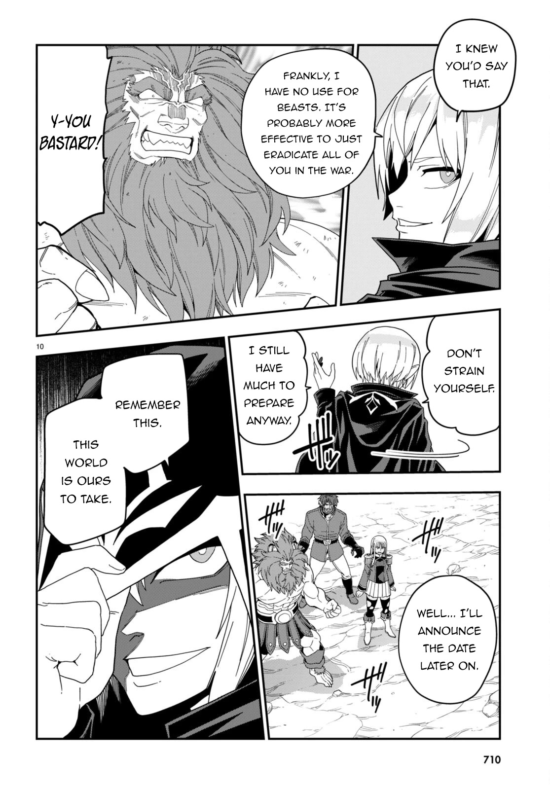 Konjiki no Moji Tsukai - Yuusha Yonin ni Makikomareta Unique Cheat Chapter 97 page 10 - Chapter 97: Matar Deus 2