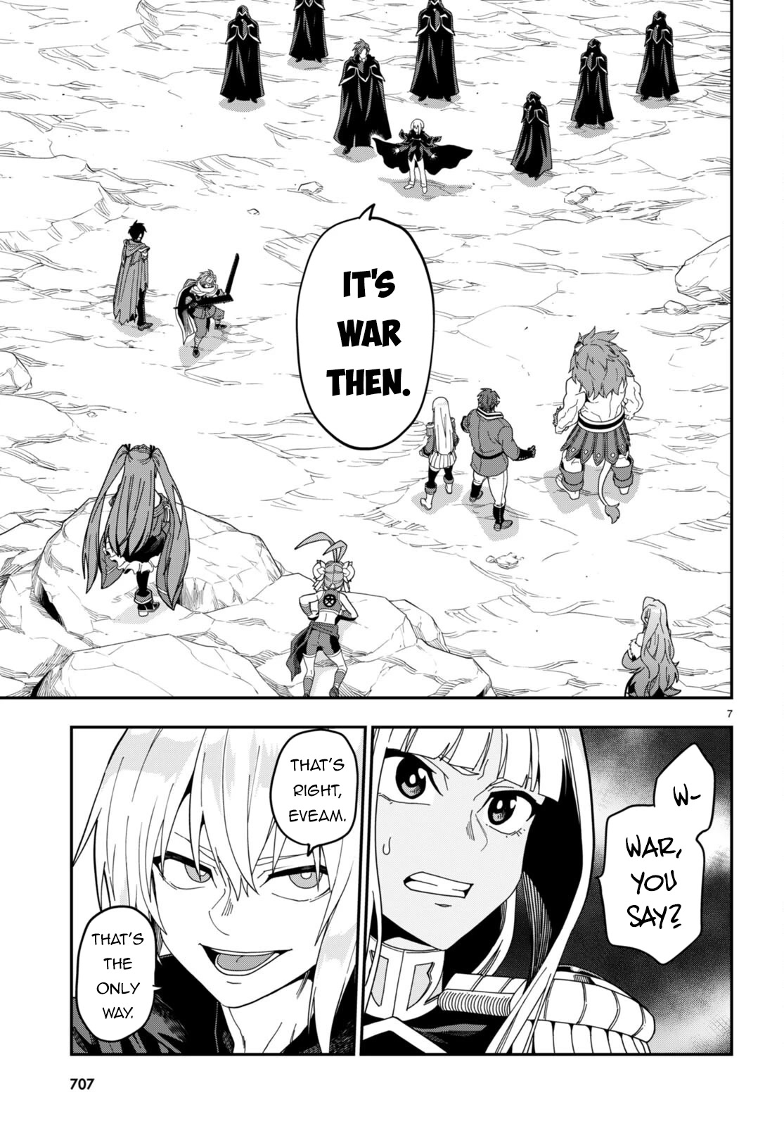 Konjiki no Moji Tsukai - Yuusha Yonin ni Makikomareta Unique Cheat Chapter 97 page 7 - Chapter 97: Matar Deus 2