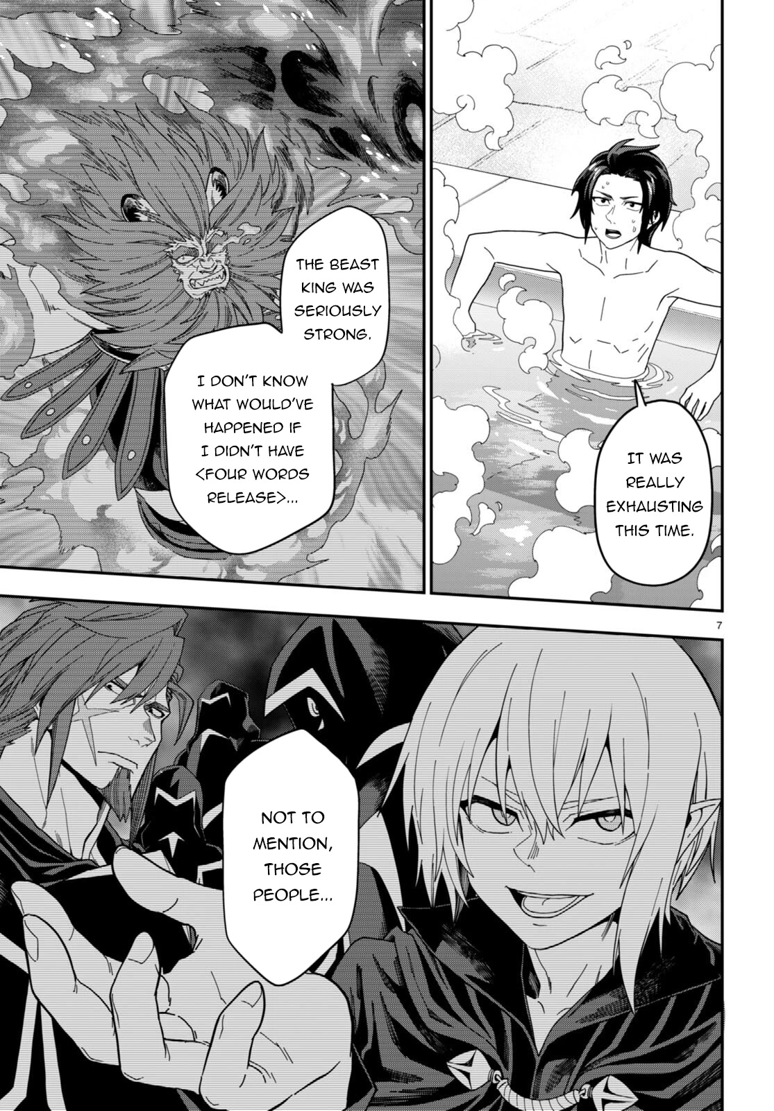 Konjiki no Moji Tsukai - Yuusha Yonin ni Makikomareta Unique Cheat Chapter 98 page 7 - Chapter 98: Matar Deus 3