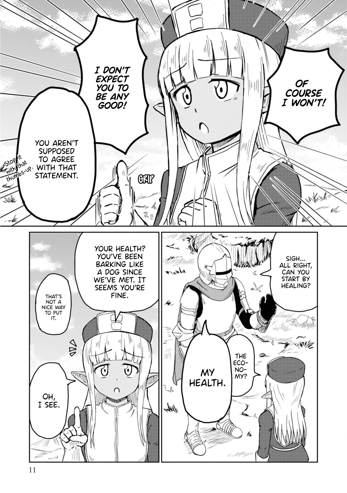 Kono Healer Mendokusai Chapter 1 page 13 - Chapter 1: Encounter