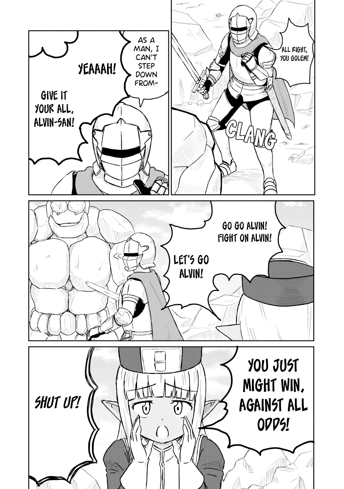Kono Healer Mendokusai Chapter 11 page 10 - Chapter 11: Golem