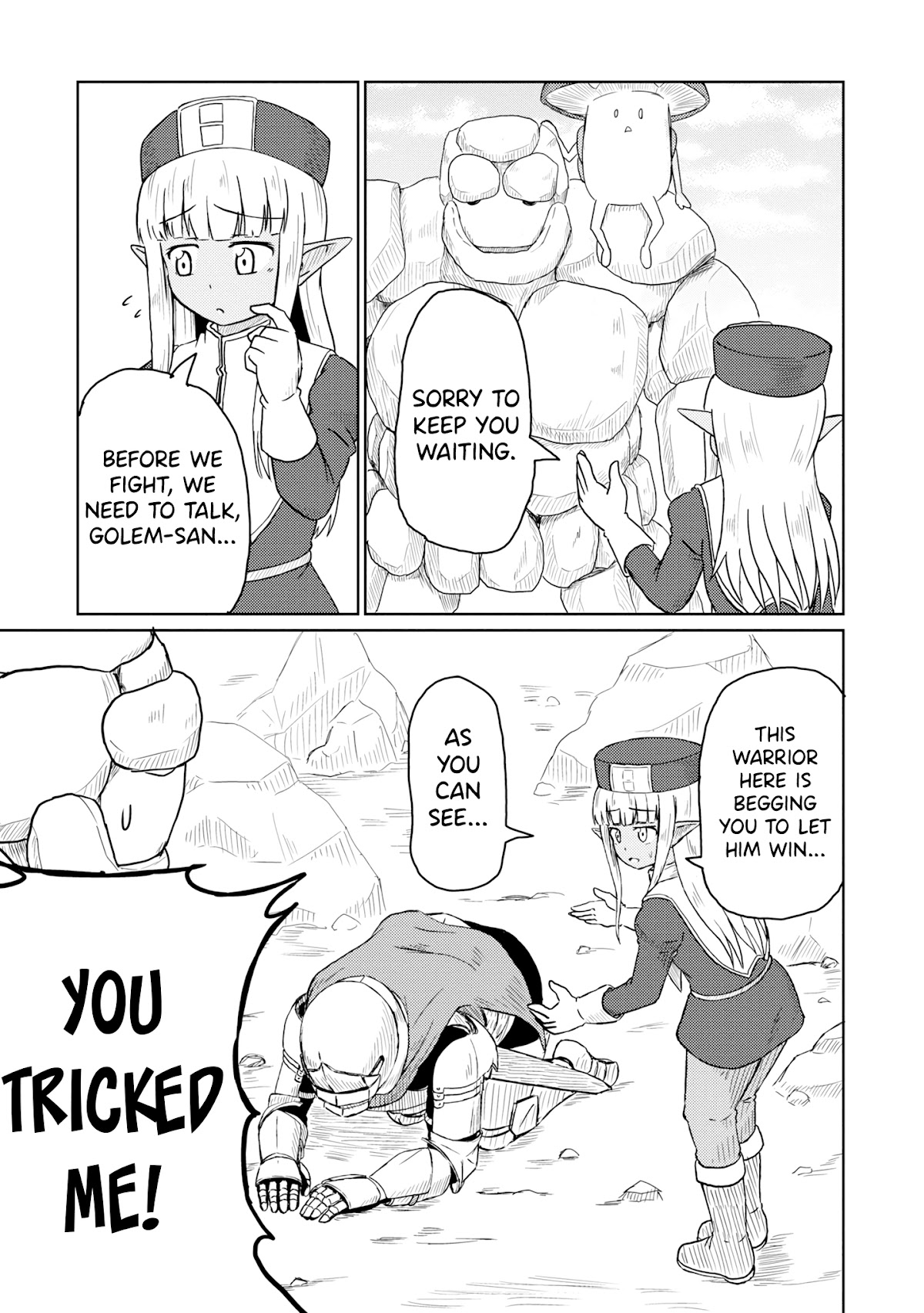 Kono Healer Mendokusai Chapter 11 page 14 - Chapter 11: Golem