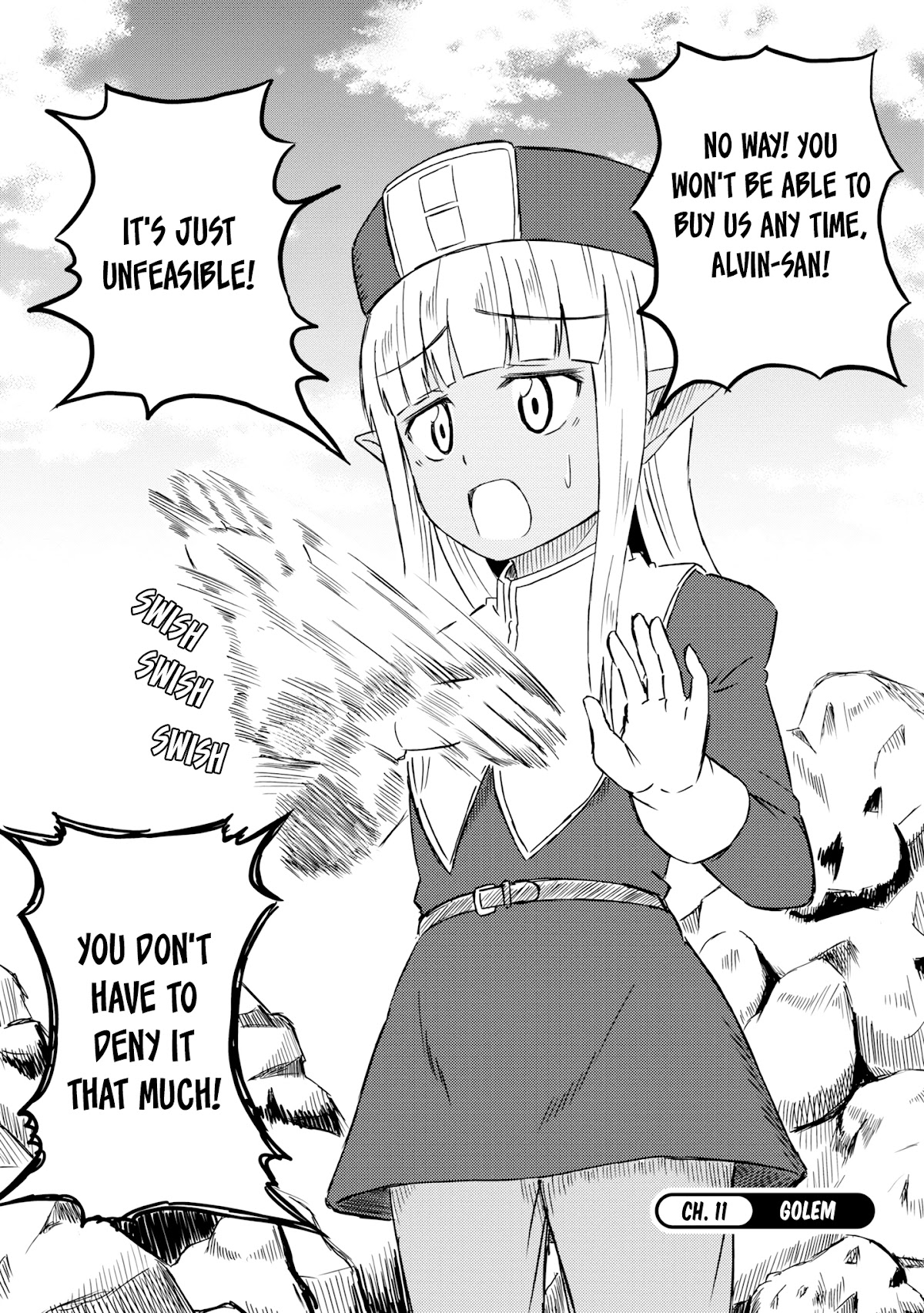 Kono Healer Mendokusai Chapter 11 page 5 - Chapter 11: Golem