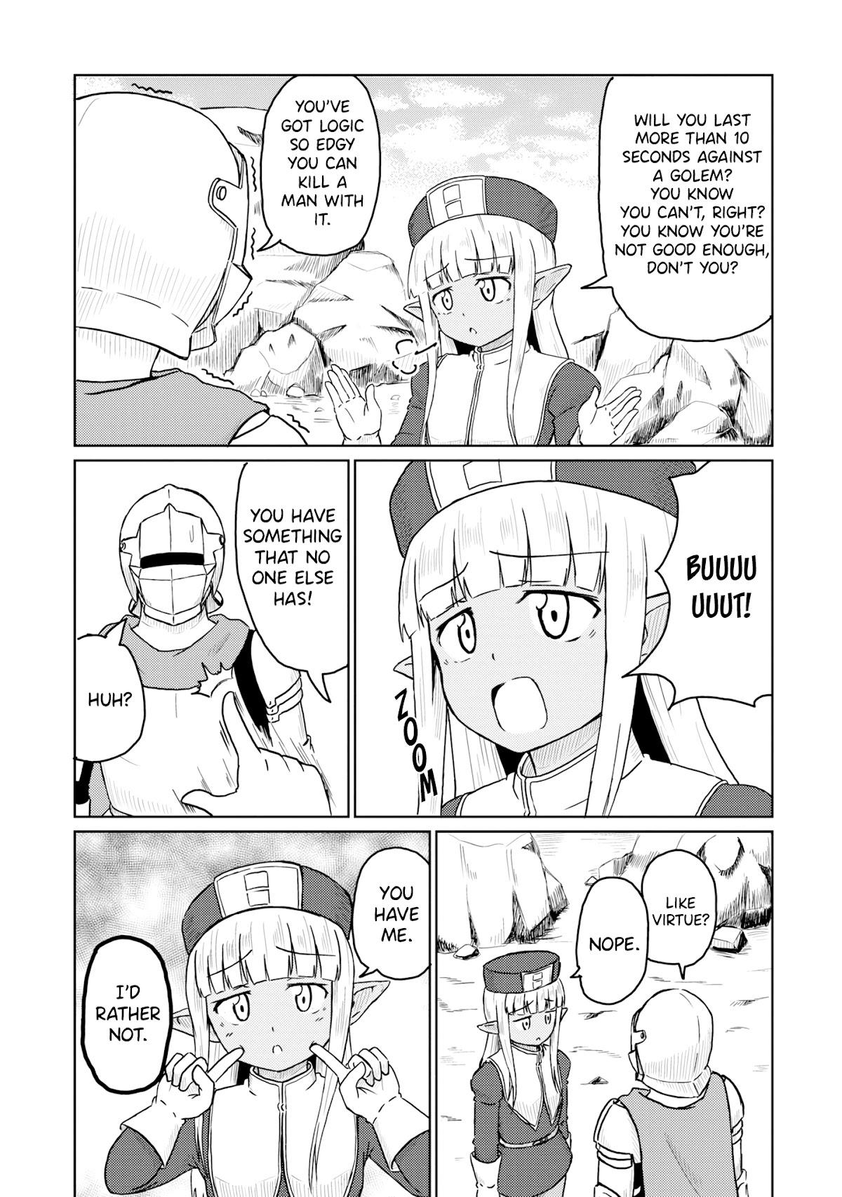 Kono Healer Mendokusai Chapter 11 page 7 - Chapter 11: Golem