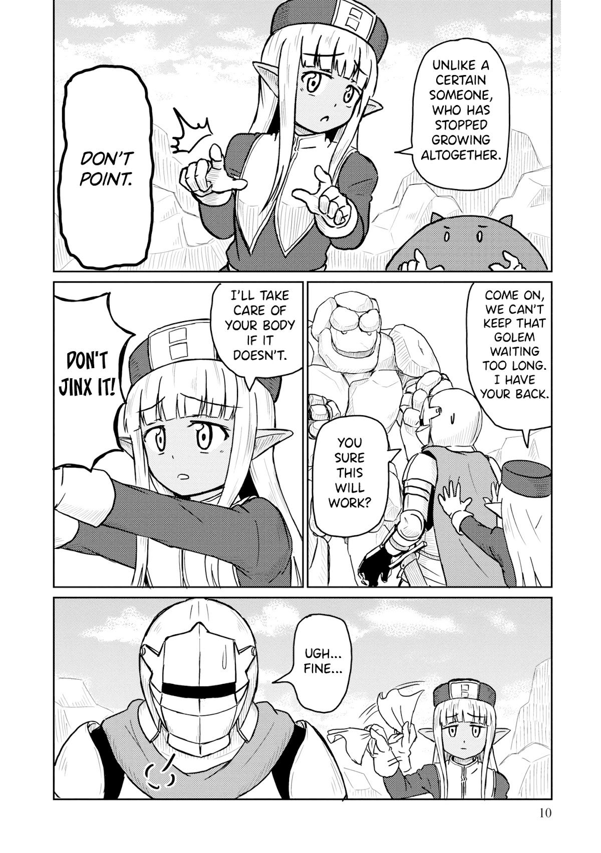 Kono Healer Mendokusai Chapter 11 page 9 - Chapter 11: Golem