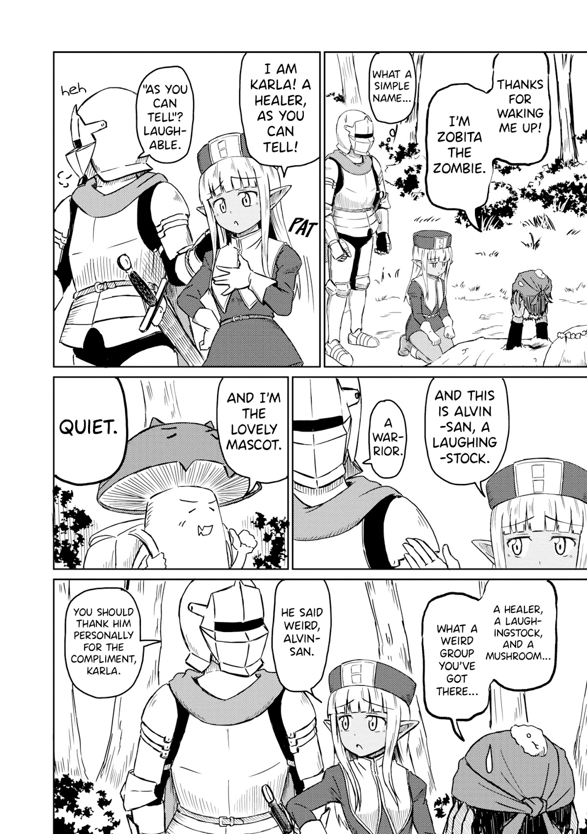Kono Healer Mendokusai Chapter 16 page 5 - Chapter 16: Zombie