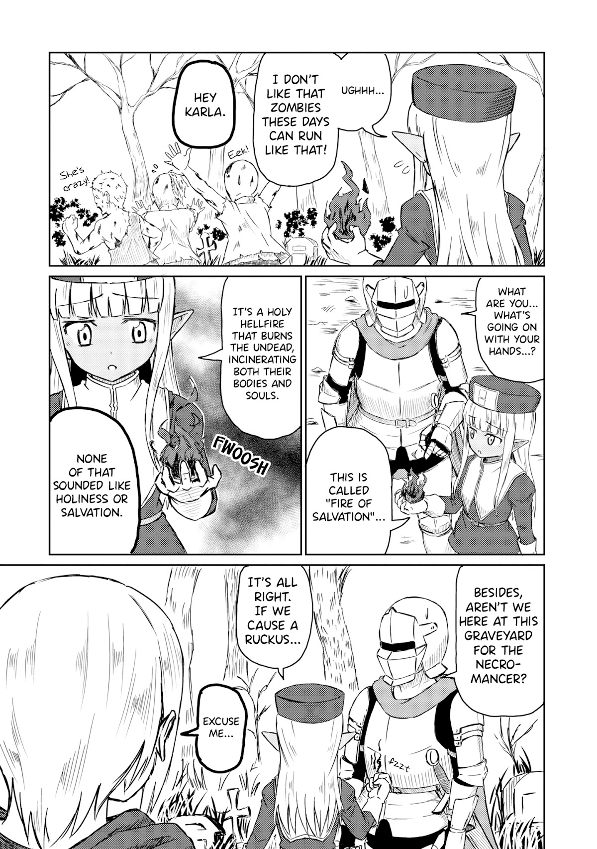 Kono Healer Mendokusai Chapter 17 page 4 - Chapter 17: Necromancer