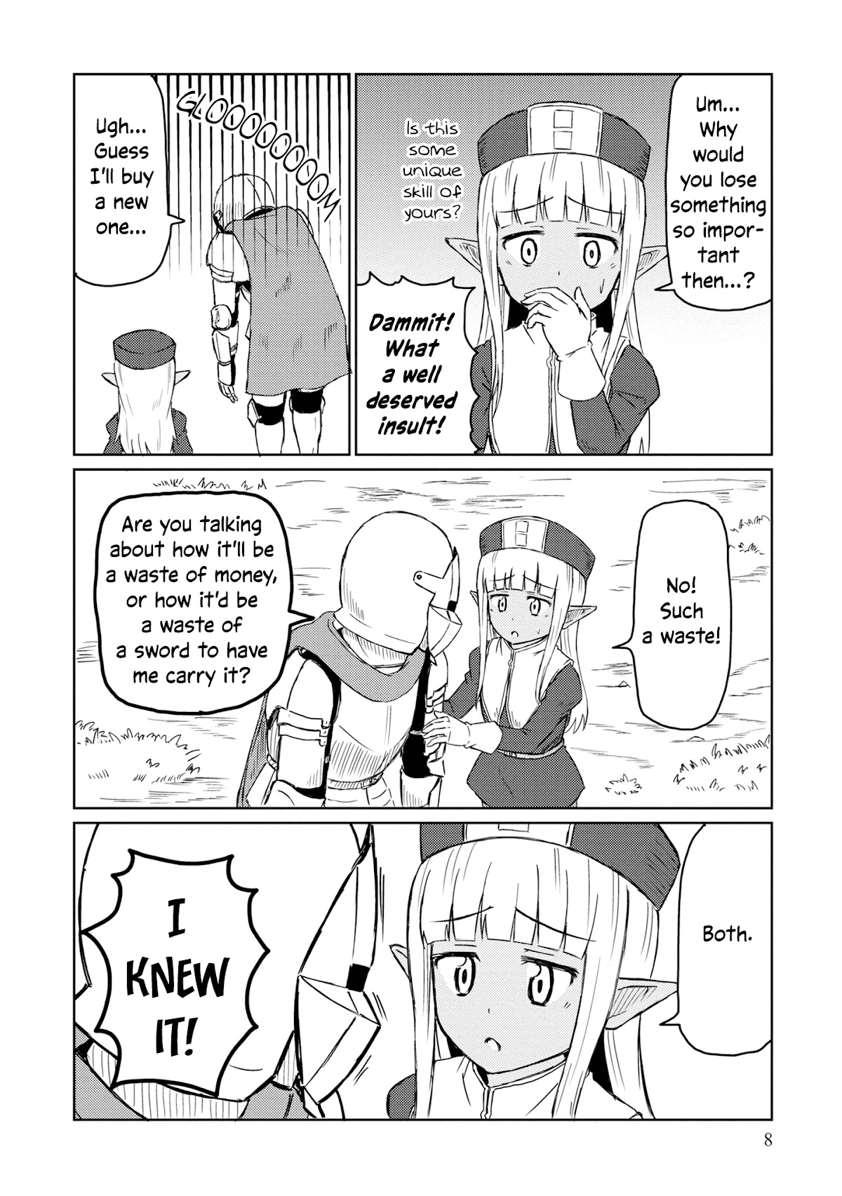Kono Healer Mendokusai Chapter 21 page 7 - Chapter 21: Warrior's Soul