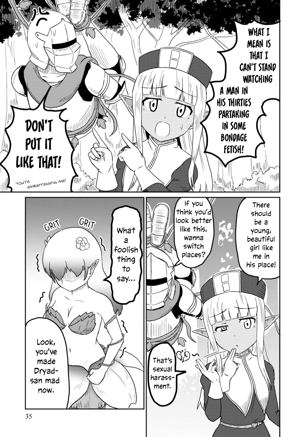 Kono Healer Mendokusai Chapter 23 page 8 - Chapter 23: Dryad