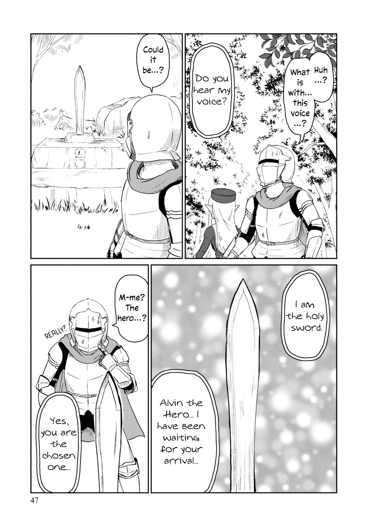 Kono Healer Mendokusai Chapter 24 page 8 - Chapter 24: Holy Sword