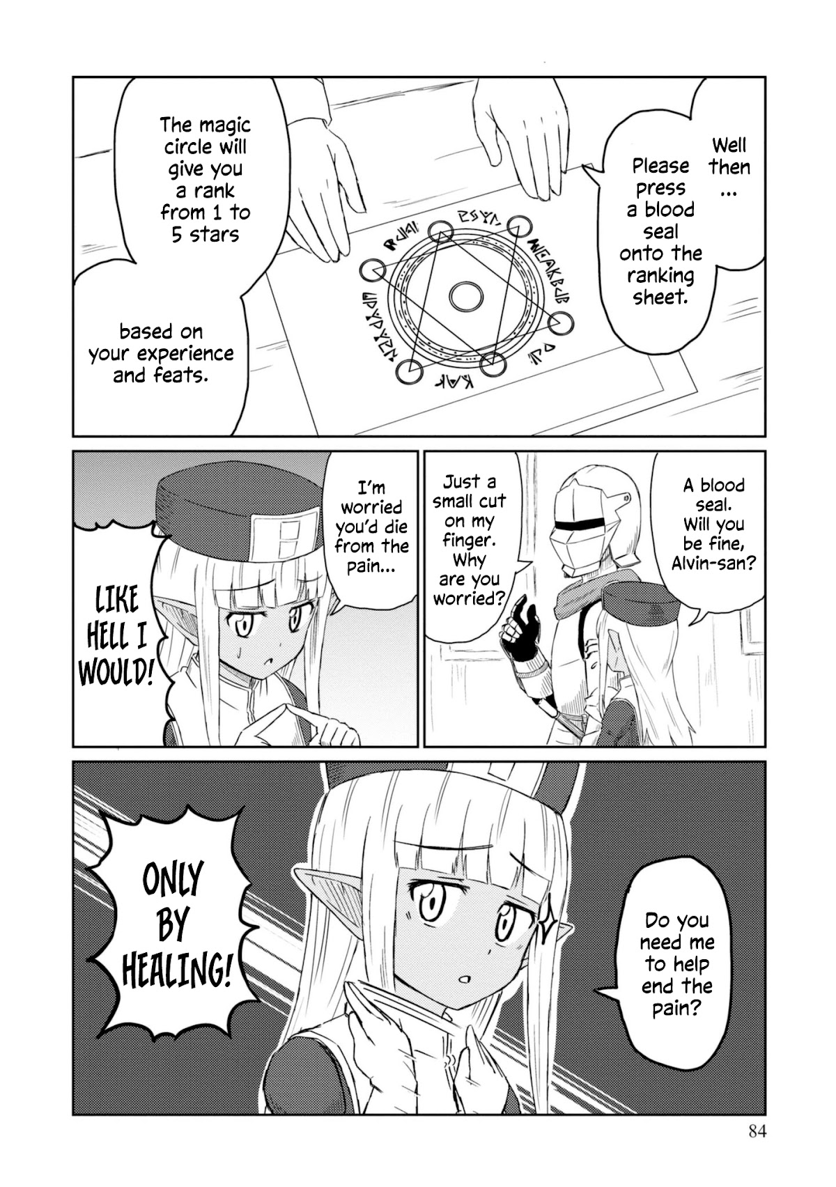 Kono Healer Mendokusai Chapter 27 page 5 - Chapter 27: Adventurer Rank