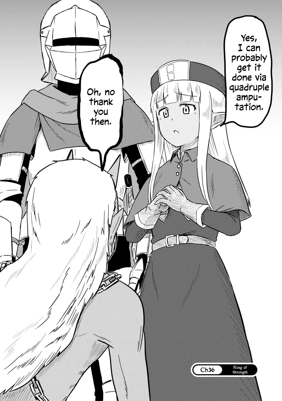 Kono Healer Mendokusai Chapter 36 page 3 - Chapter 36: King of Strength