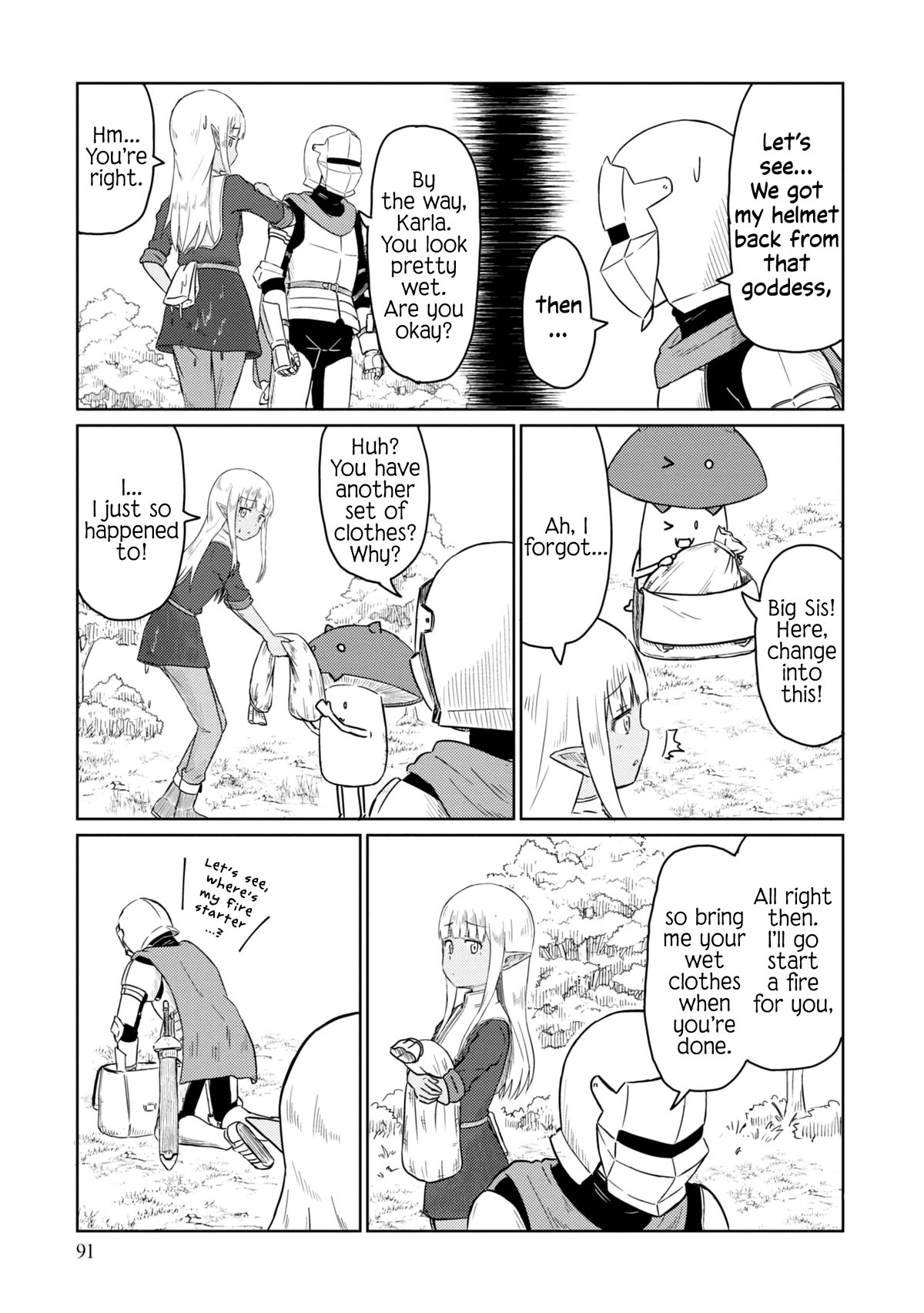 Kono Healer Mendokusai Chapter 48 page 4 - Chapter 48: New Clothes