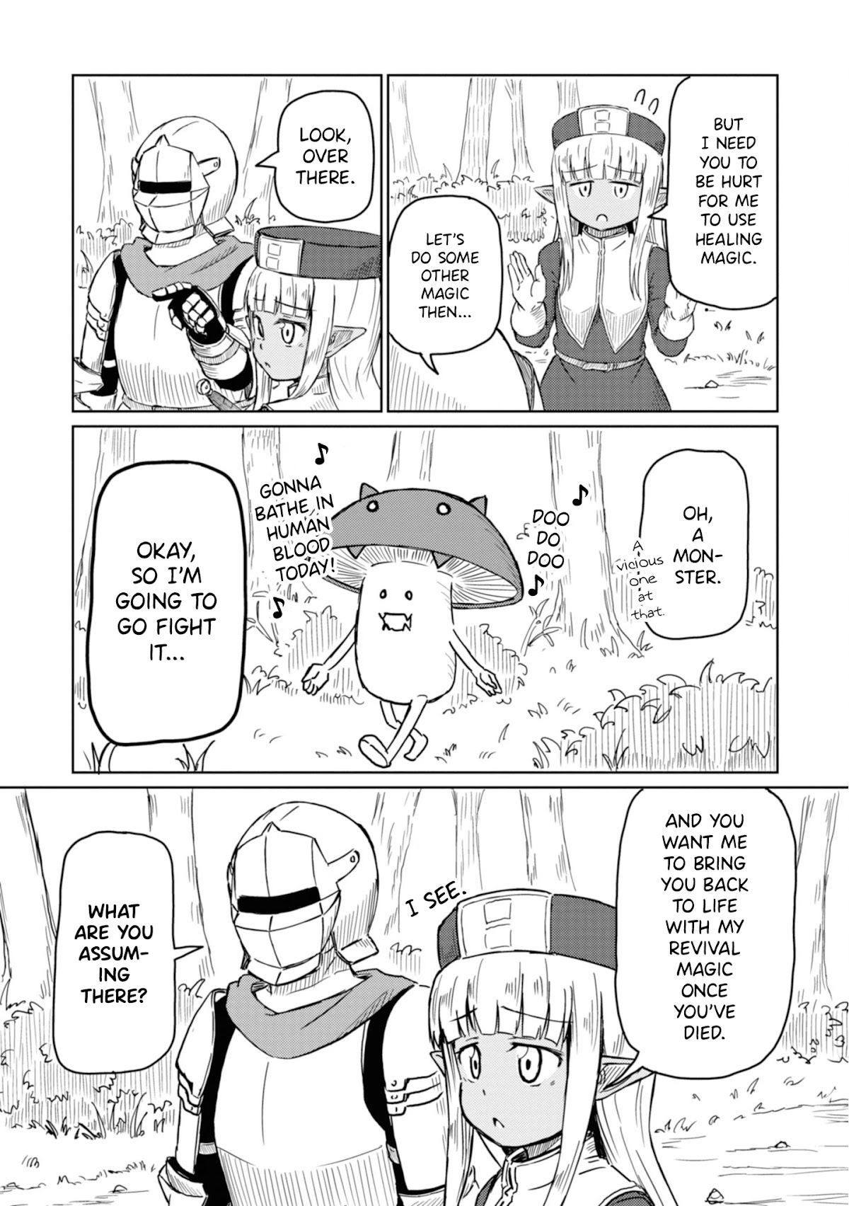 Kono Healer Mendokusai Chapter 5 page 7 - Chapter 5: Doubt