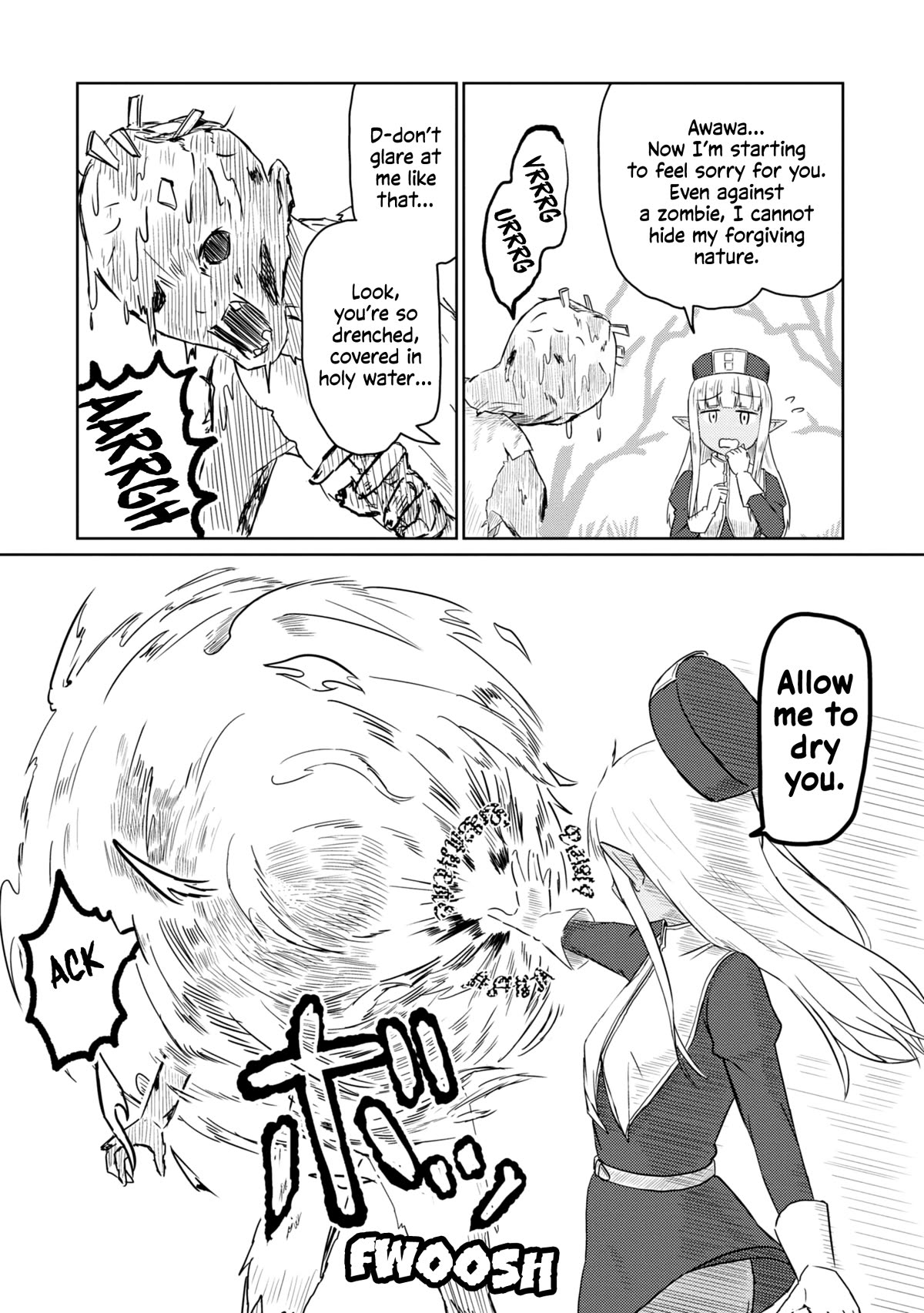 Kono Healer Mendokusai Chapter 50.2 page 4 - Chapter 50.2: Holy Water