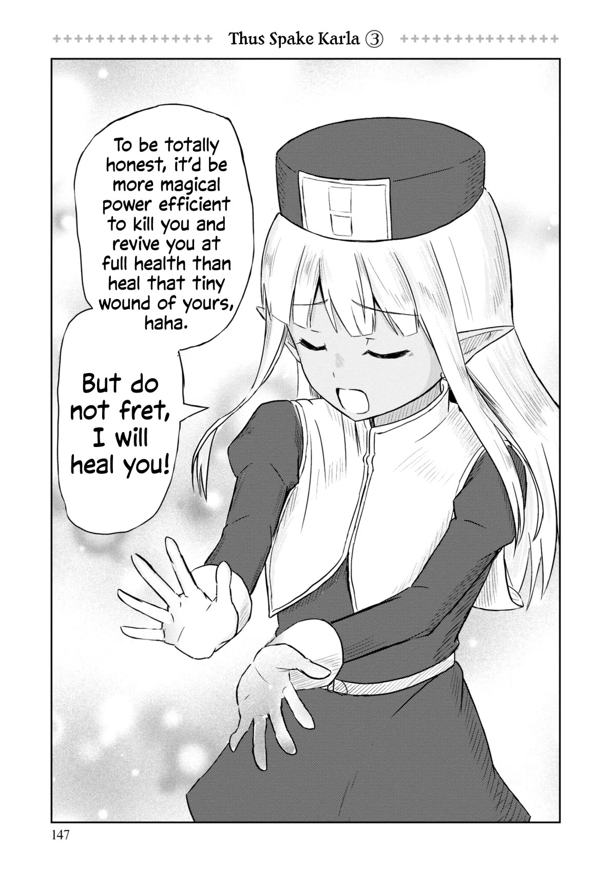 Kono Healer Mendokusai Chapter 50.3 page 4 - Chapter 50.3: Thus Spake Karla