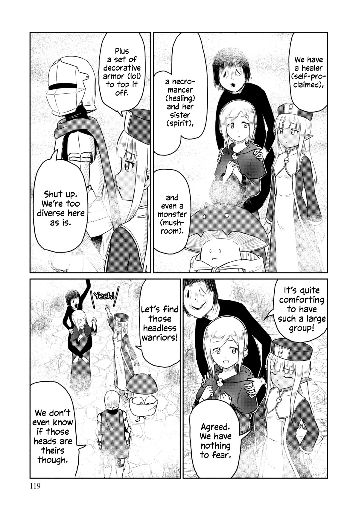 Kono Healer Mendokusai Chapter 50 page 4 - Chapter 50: Graveyard