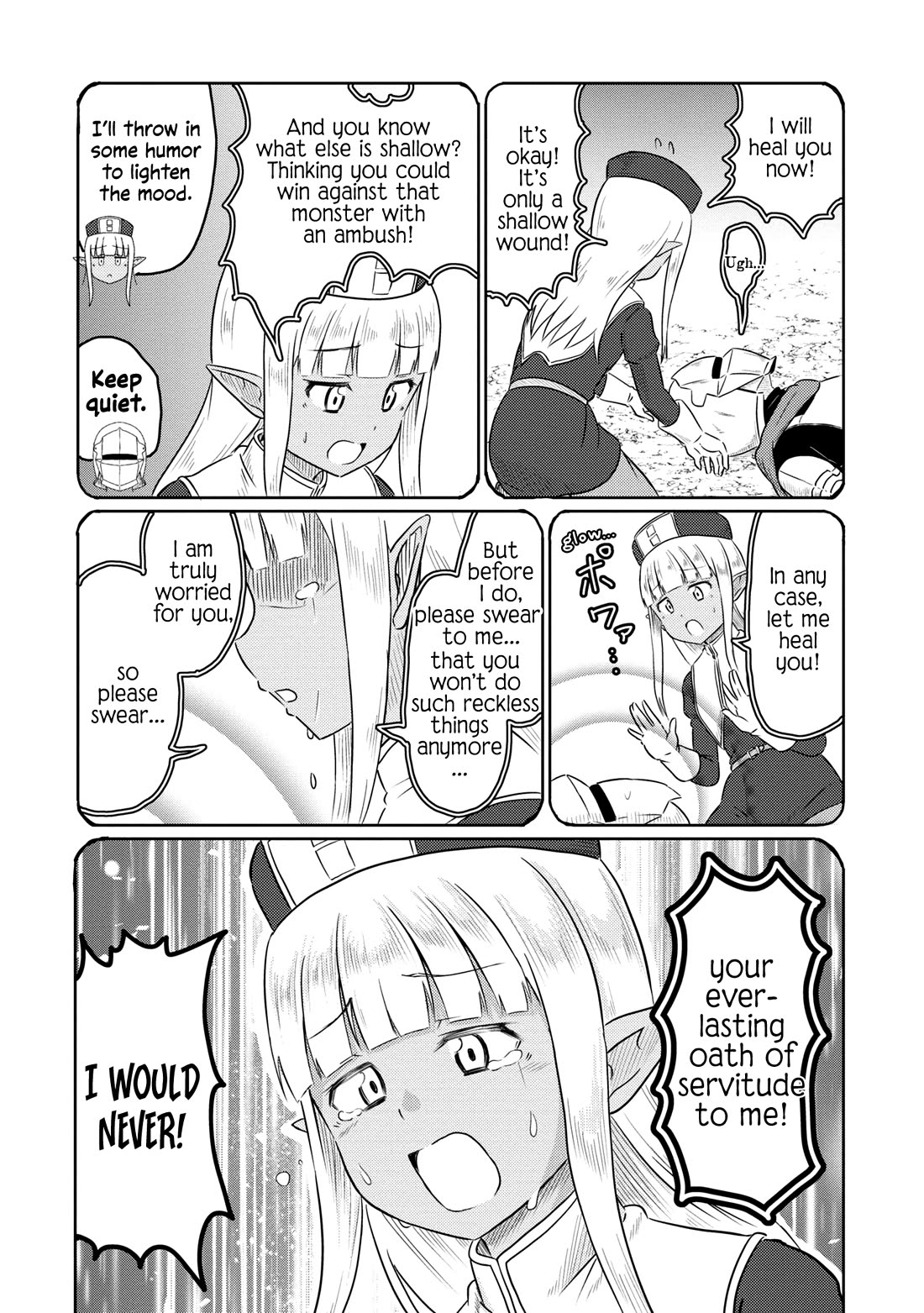 Kono Healer Mendokusai Chapter 57 page 10 - Chapter 57: Monster Encounter