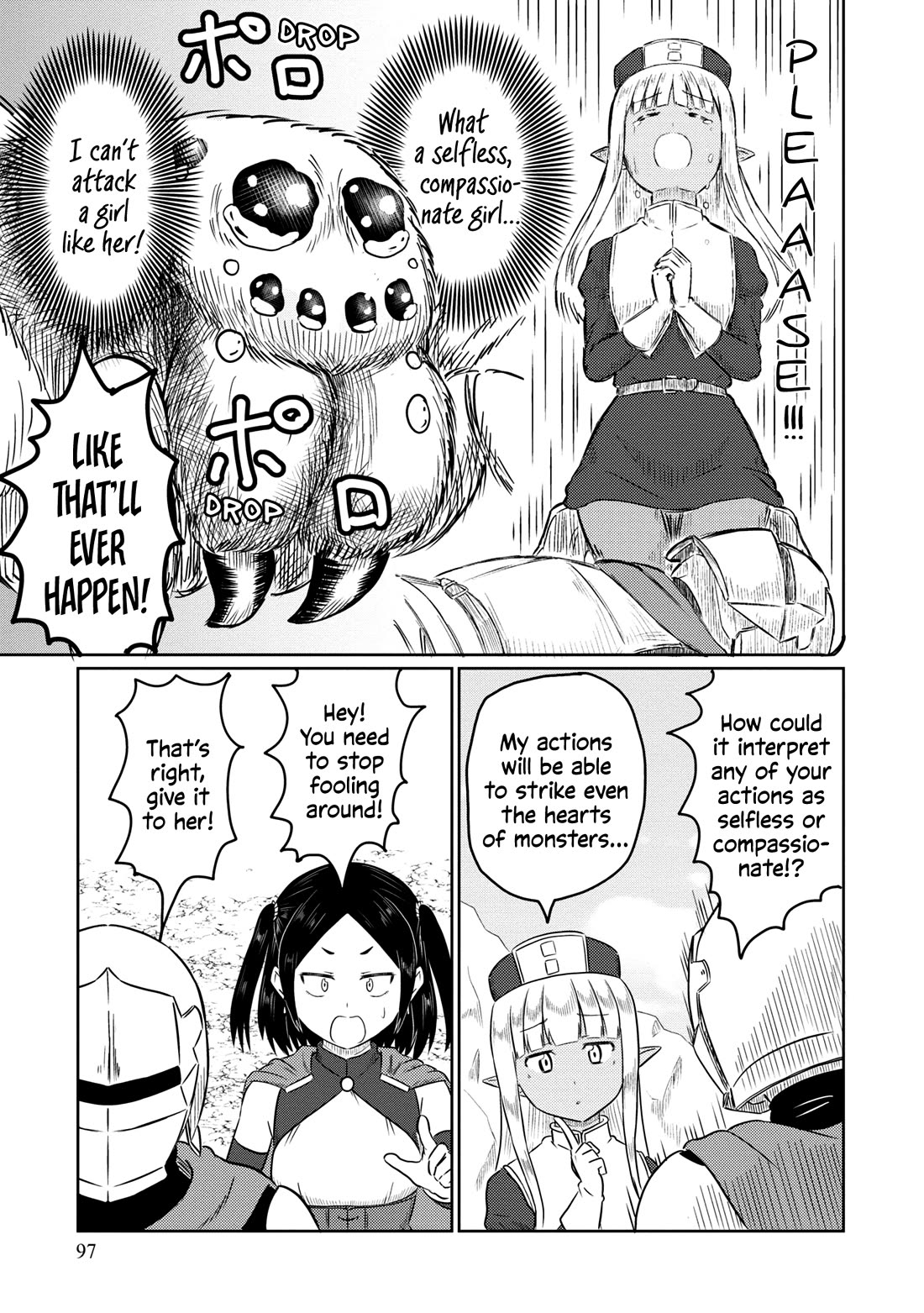 Kono Healer Mendokusai Chapter 57 page 12 - Chapter 57: Monster Encounter