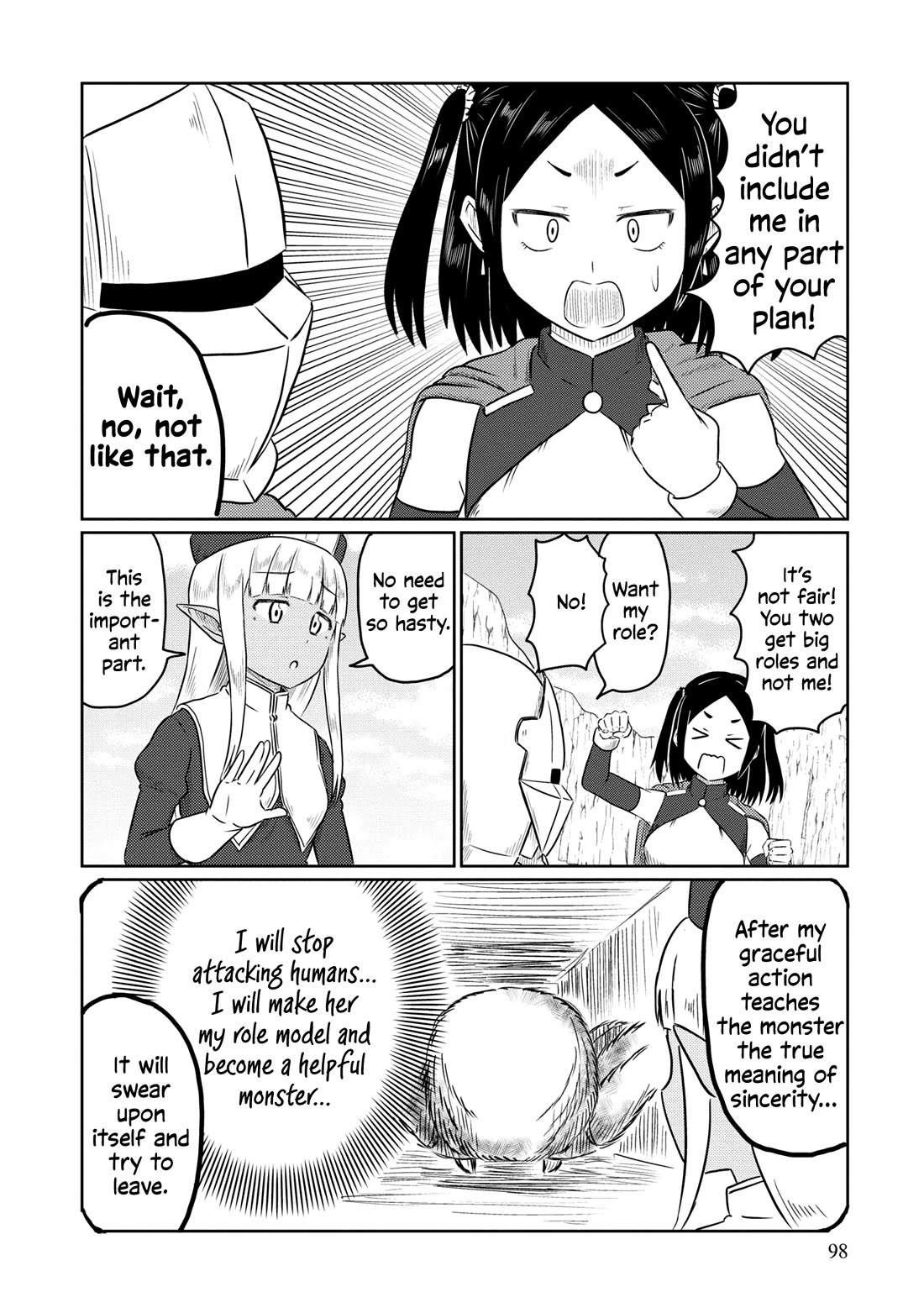 Kono Healer Mendokusai Chapter 57 page 13 - Chapter 57: Monster Encounter