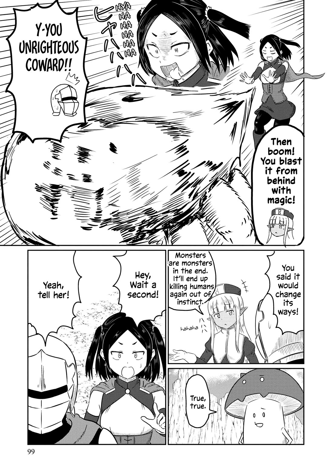 Kono Healer Mendokusai Chapter 57 page 14 - Chapter 57: Monster Encounter