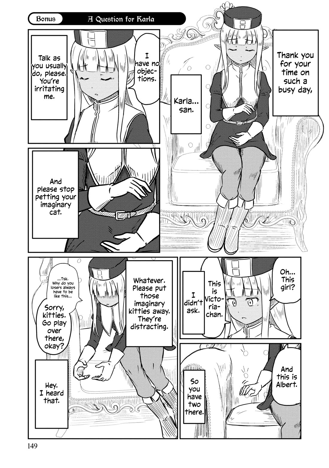 Kono Healer Mendokusai Chapter 59.2 page 2 - Chapter 59.2: A Question for Karla