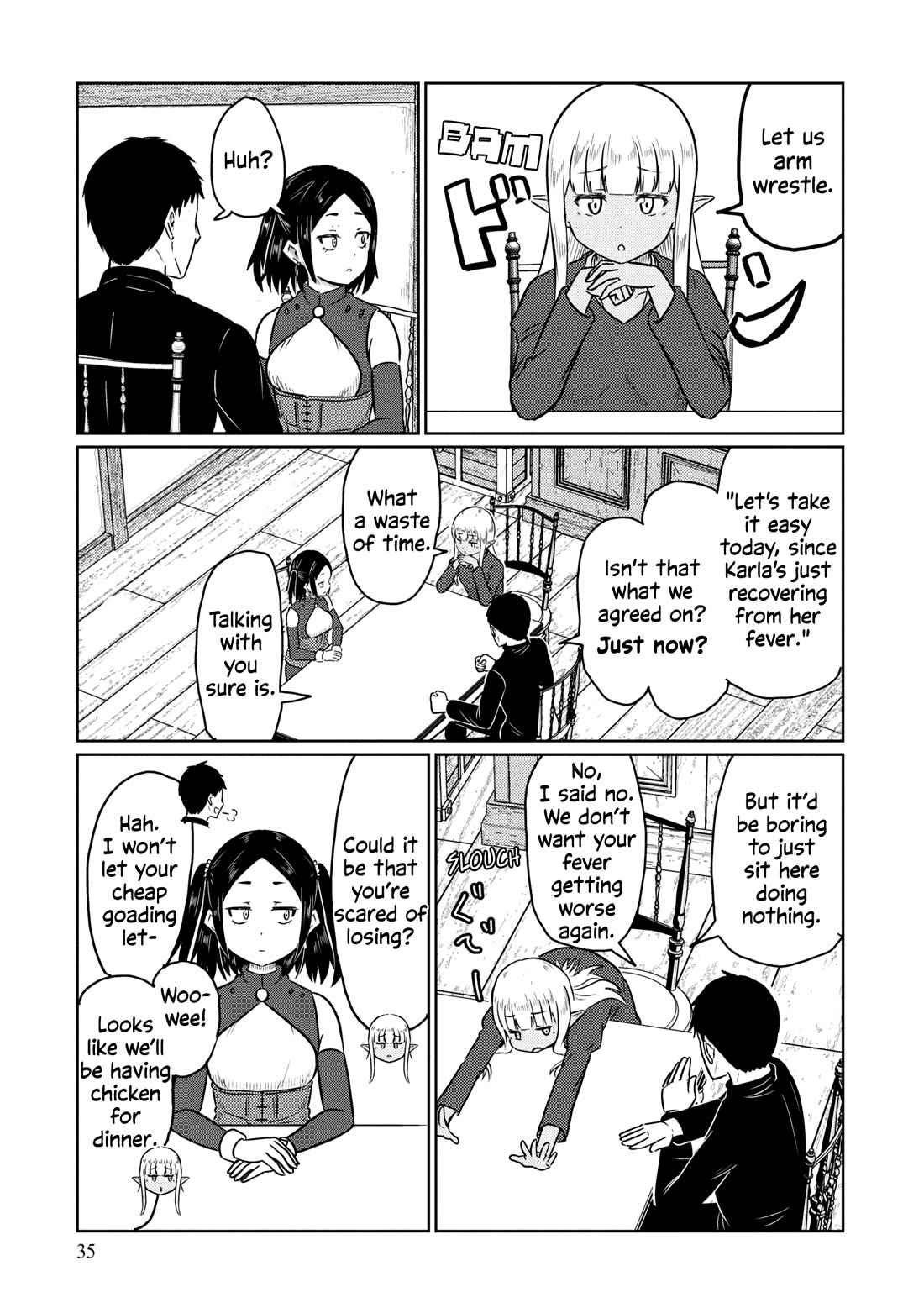 Kono Healer Mendokusai Chapter 62 page 2 - Chapter 62: Arm Wrestling