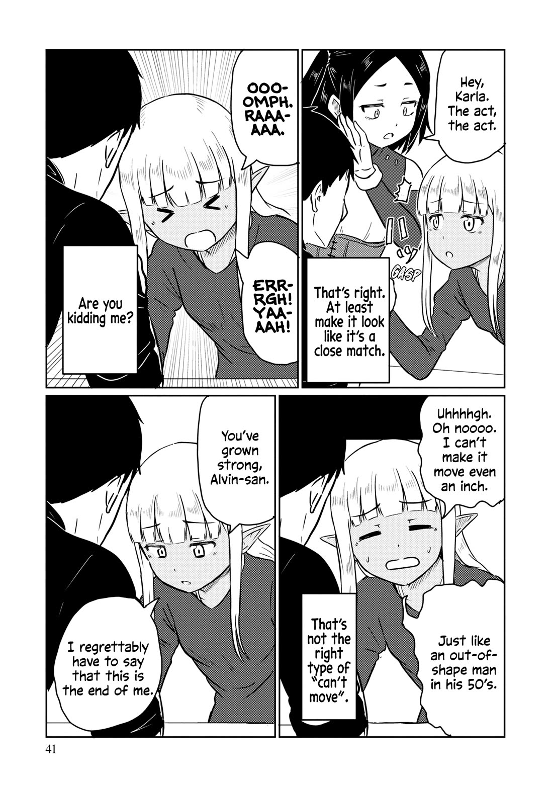 Kono Healer Mendokusai Chapter 62 page 8 - Chapter 62: Arm Wrestling