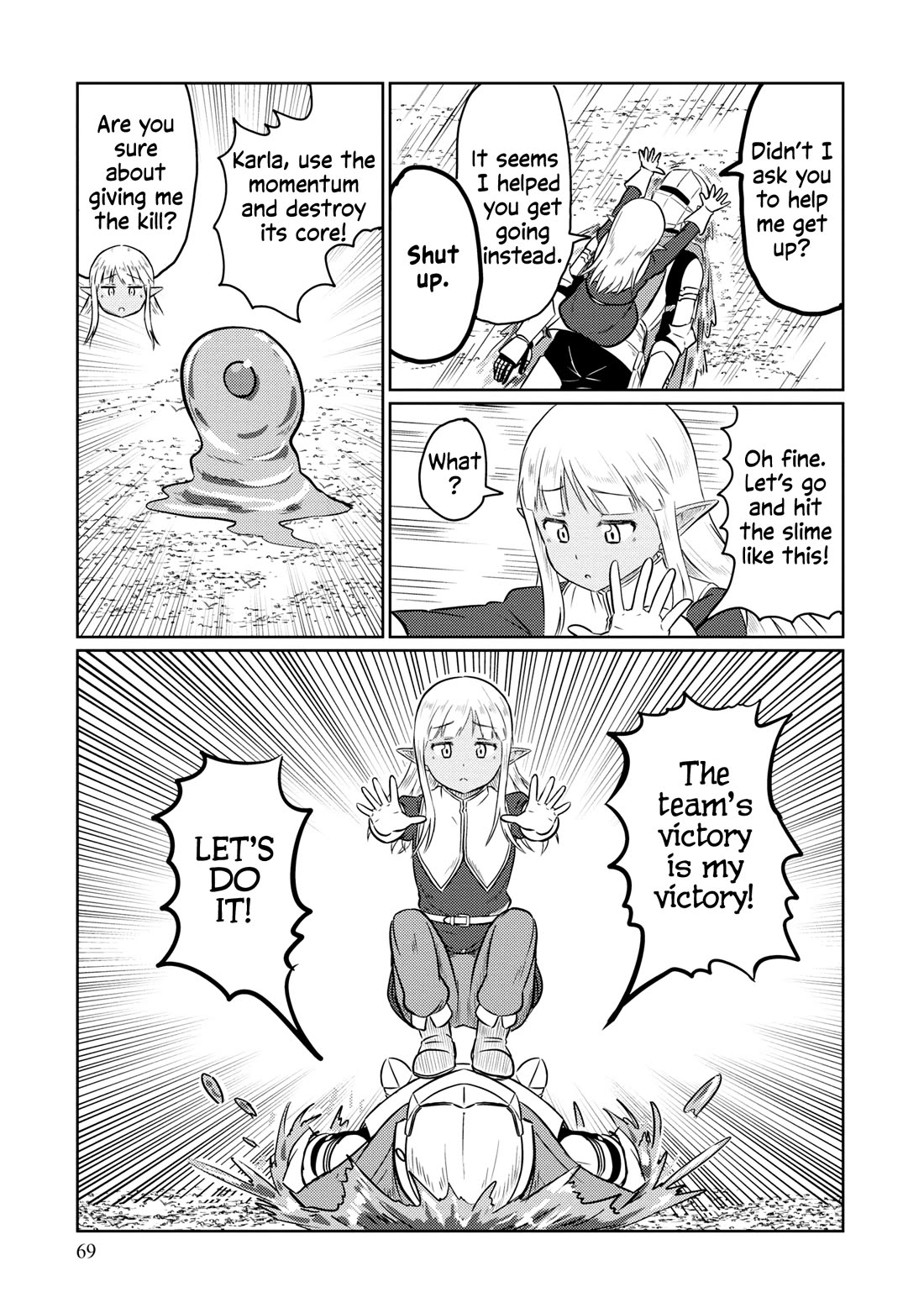 Kono Healer Mendokusai Chapter 64 page 10 - Chapter 64: Slime