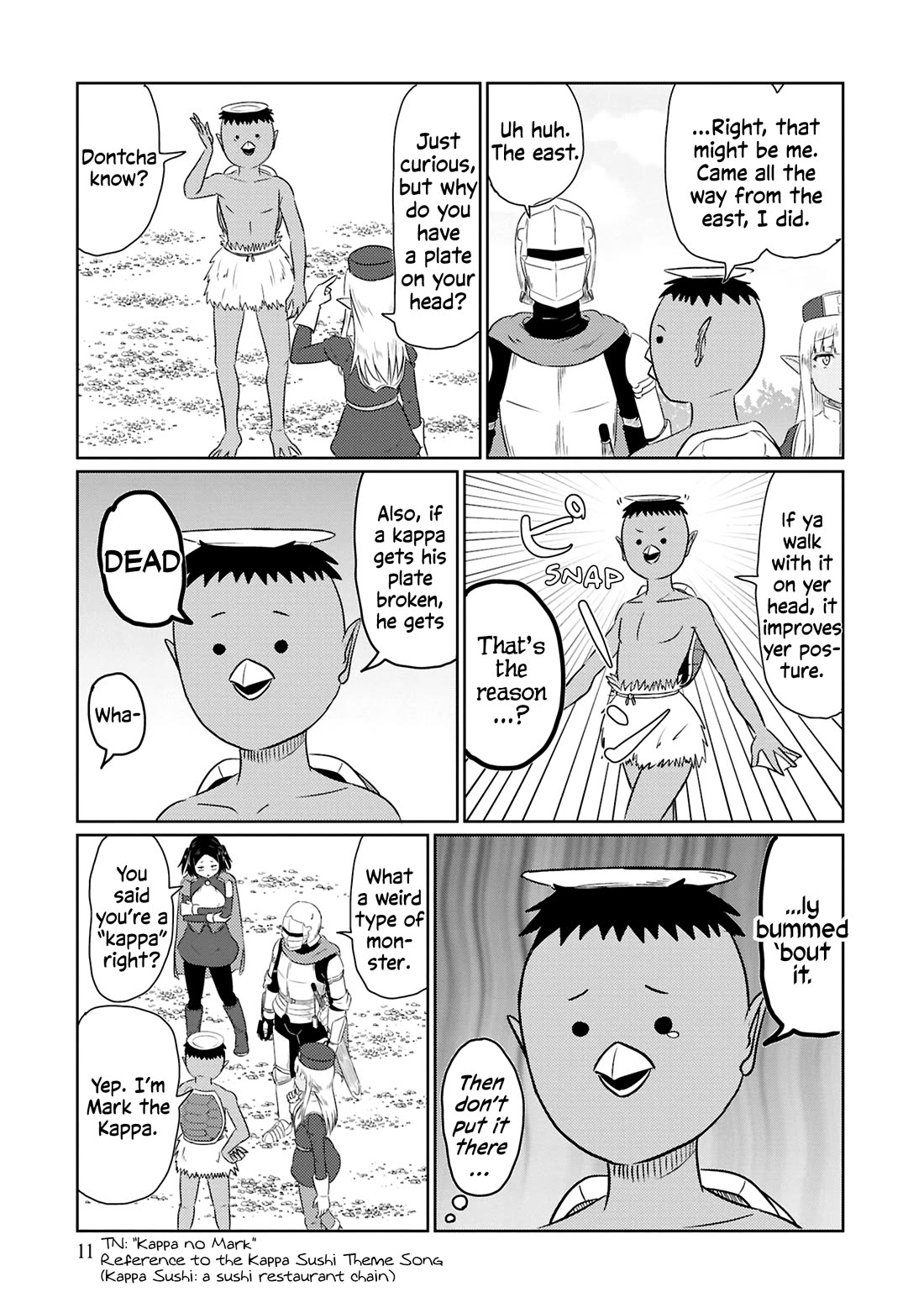 Kono Healer Mendokusai Chapter 69 page 6 - Chapter 69: Mark the Kappa